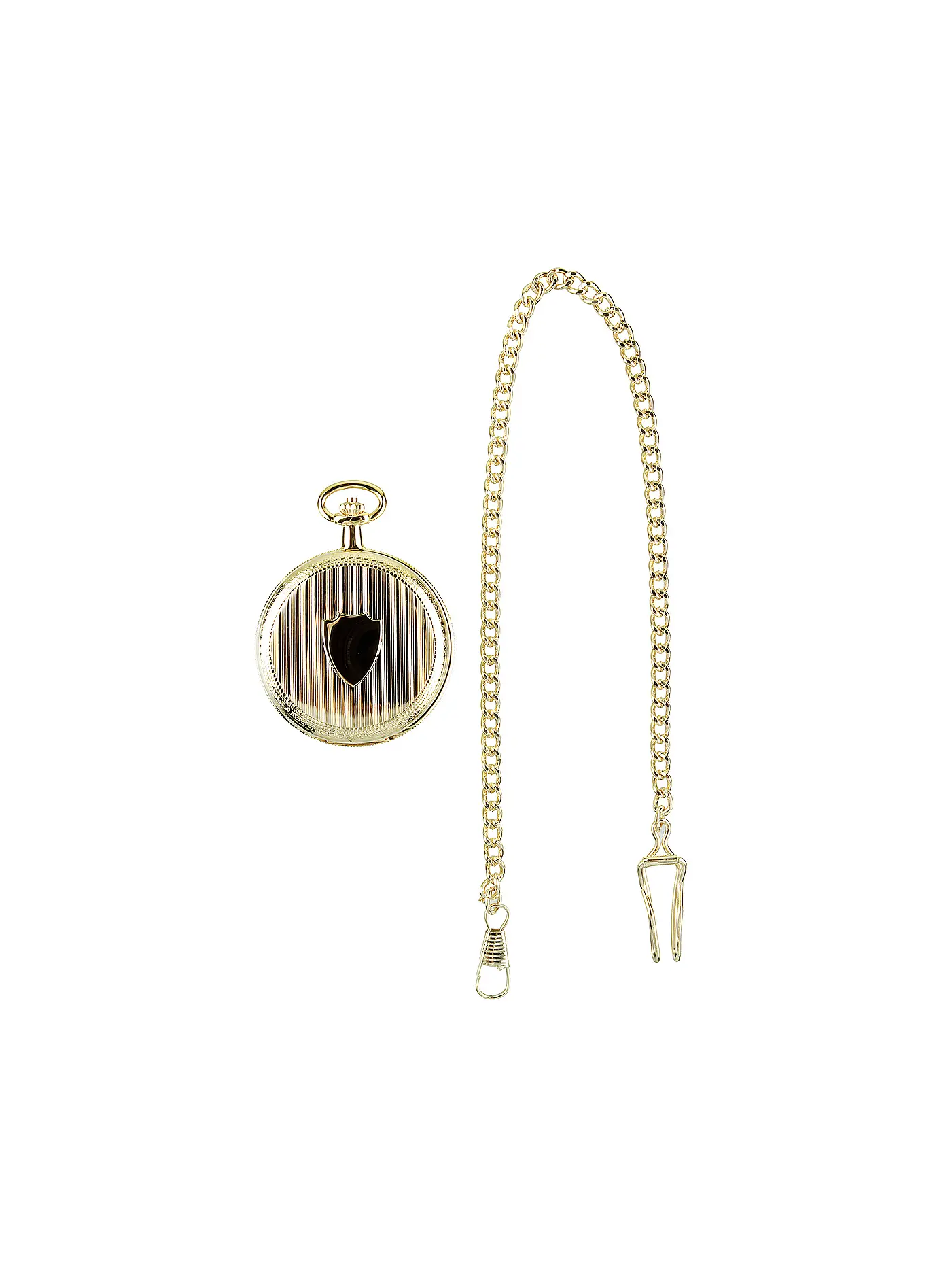 EICHMÜLLER | Taschenuhr Quartz mit Edelstahlgehäuse inkl. Kette | 